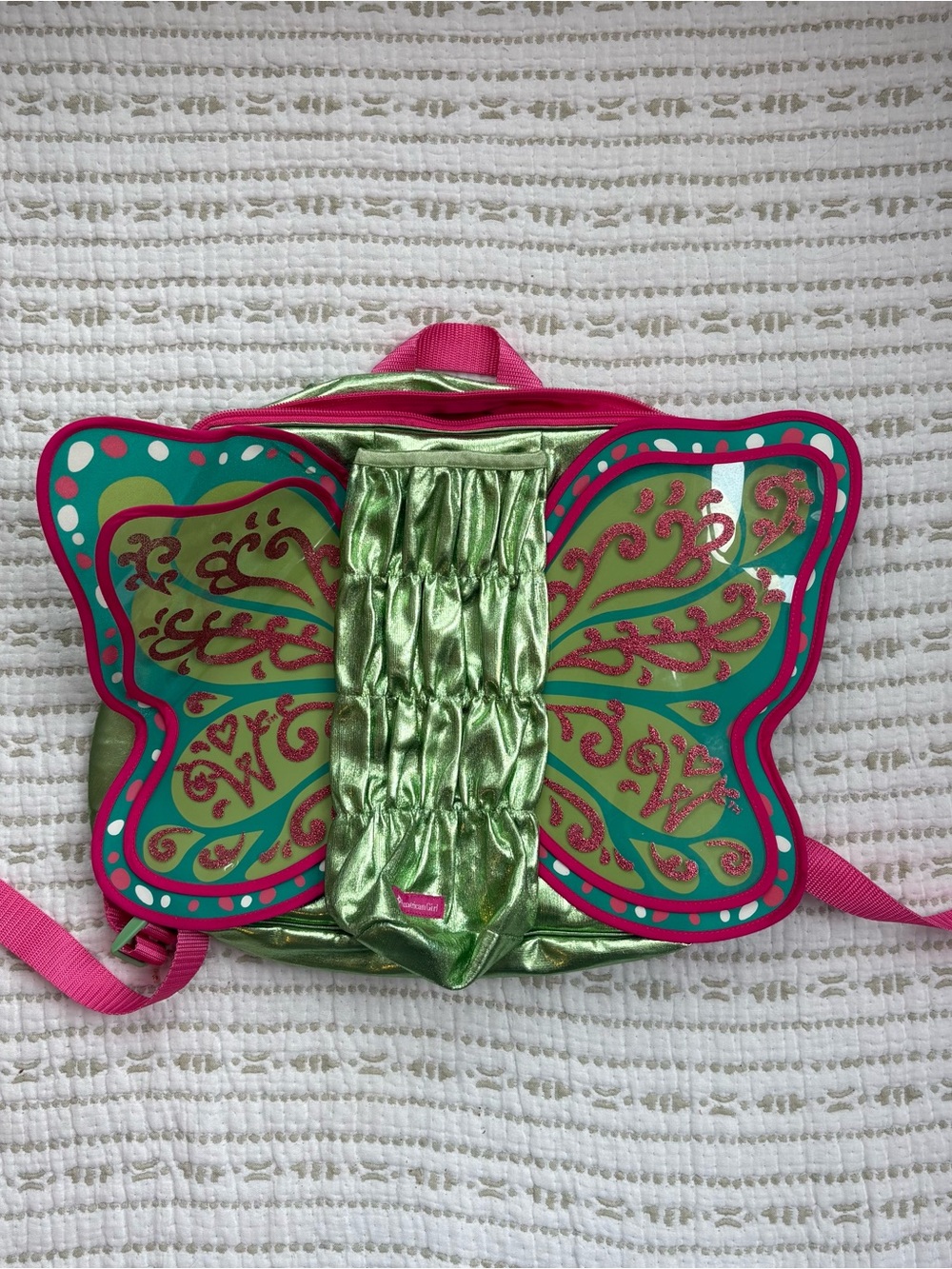 American Girl Flutter Wings Doll Carrier Butterfly Backpack